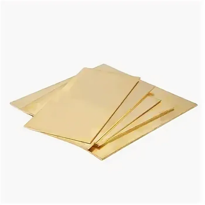 Латунная пластина общего назначения 609х609х14 мм ЛС59-2 ГОСТ 2208-91  ОборонСпецСплав