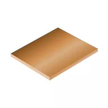 Плита бронзовая БрАМЦ9-2 25х300х500 мм ГОСТ 18175-78 для износостойких деталей